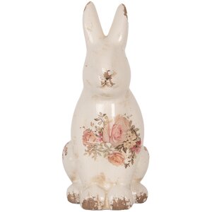 Clayre & Eef 6CE1957M Decoratief Konijn Beige Roze...