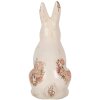 Clayre & Eef 6CE1957M Decoratief Konijn Beige Roze 13x10x21 cm Keramiek