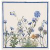 Clayre & Eef 73075 Papieren Servetten Wit Blauw 33x33 cm 20 stuks