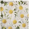 Clayre & Eef 73076 Papieren servetten madeliefjes 33x33 cm 20 stuks
