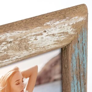 ZEP Houten fotolijst Martigny Vintage Bruin Blauw 13x18...