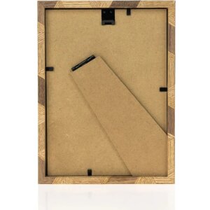 ZEP Houten Fotolijst Lisbona Natuurlijk Bruin Decoratief Helder Glas 10x15 13x18 15x20