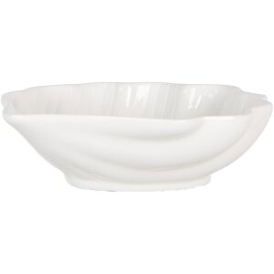 Clayre & Eef 6CEBO0175 Keramische Kom Wit Landelijke...