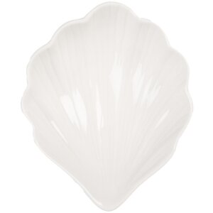 Clayre & Eef 6CEBO0176 Kom Wit Keramiek 12x10x4 cm Landelijke stijl