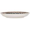 Clayre & Eef 6CEDP0168 Bord Ø 21 cm boho design keramiek wit-zwart