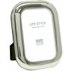 Deknudt S57MT1 Metalen lijst glanzend zilver 13x18 cm met helder glas en velours
