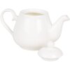 Clayre & Eef 6CETE0144 Theepot Keramiek Wit 800 ml 22x13x15 cm