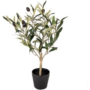 Clayre & Eef 6PL0370 Decoratieve Boom Groen Plastic 15x15x50 cm