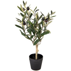 Clayre & Eef 6PL0370 Decoratieve Boom Groen Plastic 15x15x50 cm