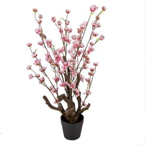 Clayre & Eef 6PL0372 Decoratieve Boom Roze 18x18x70...