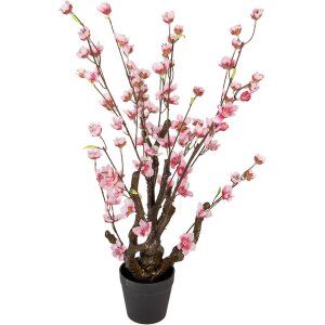 Clayre & Eef 6PL0372 Decoratieve Boom Roze 18x18x70 cm Kunststof