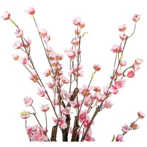 Clayre & Eef 6PL0372 Decoratieve Boom Roze 18x18x70 cm Kunststof