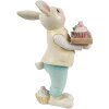 Clayre & Eef 6PR4392 Decoratief Konijn Beige Geel Polyresin 11x6x16 cm