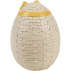 Clayre & Eef 6PR4400 Decoratief Ei Beige Geel Polyresin 9x8x10 cm Landelijke Stijl
