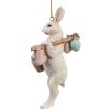 Clayre & Eef 6PR4405 Decoratie Hanger Konijn Beige Roze 7x4x13 cm