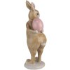 Clayre & Eef 6PR5252 Decoratief Konijn Beige Roze 10x12x31 cm Landelijke Stijl