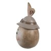 Clayre & Eef 6PR5263 Decoratief Konijn Beige Bruin Ø 7x13 cm Landelijke stijl