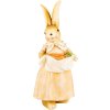 Clayre & Eef 6PR5233 Decoratief Konijn Bruin Beige 11x11x26 cm Landelijke Stijl