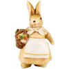 Clayre & Eef 6PR5235 Decoratief Konijn Bruin Beige 7x6x13 cm Landelijke Stijl