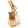 Clayre & Eef 6PR5235 Decoratief Konijn Bruin Beige 7x6x13 cm Landelijke Stijl