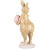 Clayre & Eef 6PR5236 Decoratief Konijn Beige Roze 5x6x13 cm Landelijke Stijl