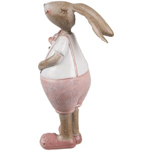 Clayre & Eef 6PR5246 Decoratief Konijn Beige Roze...