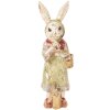 Clayre & Eef 6PR5508 Decoratief Konijn Beige Groen 7x6x21 cm