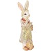 Clayre & Eef 6PR5508 Decoratief Konijn Beige Groen 7x6x21 cm