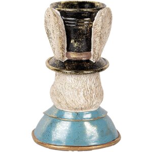 Clayre & Eef 6PR5135 Decoratief Konijn Blauw Groen 19x15x29 cm