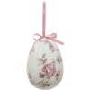 Clayre & Eef 65913 Decoratieve Hanger Eieren Set 2 Veelkleurig Ø 9x12 cm
