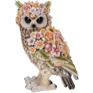 Clayre & Eef 6PR5112 Decoratieve Uil Bruin Roze...