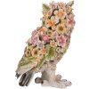 Clayre & Eef 6PR5112 Decoratieve Uil Bruin Roze 21x18x31 cm Landelijke stijl