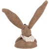Clayre & Eef TW0617 Decoratie Konijn Bruin 20x17x41 cm Landelijke stijl