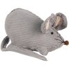 Clayre & Eef TW0618 Decoratie Muis Grijs 28x15x16 cm Landelijke stijl