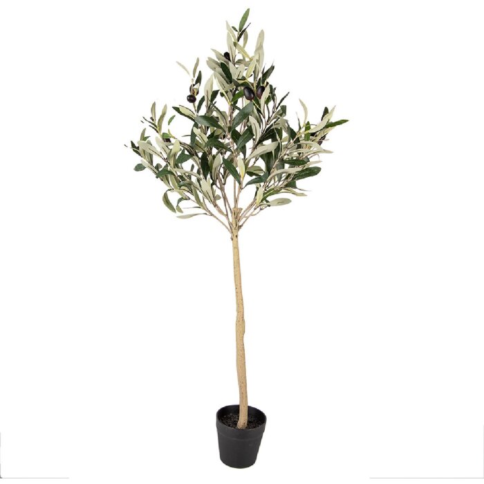 Clayre & Eef 5PL0149 Decoratieve boom groen 20x20x90 cm kunststof