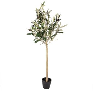 Clayre & Eef 5PL0149 Decoratieve boom groen 20x20x90 cm kunststof
