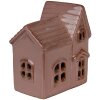 Clayre & Eef 6CE2119 Decoratief Huisje met LED Roze 10x6x11 cm