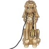 Clayre & Eef 6LMP793 Tafellamp Poedel Goud 27x16x38 cm E27 60W