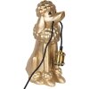 Clayre & Eef 6LMP793 Tafellamp Poedel Goud 27x16x38 cm E27 60W
