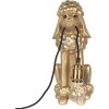 Clayre & Eef 6LMP793 Tafellamp Poedel Goud 27x16x38 cm E27 60W