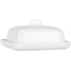Clayre & Eef 6CE2045 Botervloot keramiek wit 9x8x5 cm
