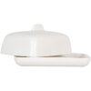 Clayre & Eef 6CE2045 Botervloot keramiek wit 9x8x5 cm