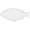 Clayre & Eef 6CEBO0197L Schaal Vis Keramiek Wit 35x17x3 cm 200 ml