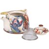 Clayre & Eef 6CETE0179 Theepot Keramisch Wit Blauw 800 ml Retro Vintage