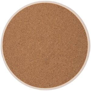 Clayre & Eef 6CE2054 Keramisch onderzetter Beige Ø 16 cm Landelijke stijl