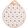 Clayre & Eef 6CE2062 Pannenmat Keramisch Beige 20x23 cm Landelijke stijl