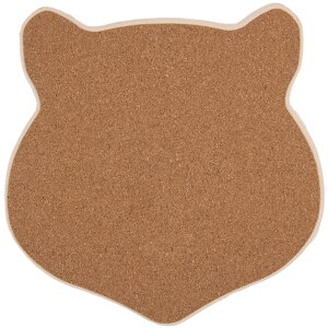 Clayre & Eef 6CE2064 Pannenmat Bruin 20x20 cm Keramiek Landelijke Stijl