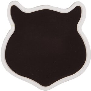 Clayre & Eef 6CE2069 Magneet kattenkop keramiek 7x7x1 cm landelijke stijl