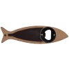 Clayre & Eef 6CE2070 Flesopener Blauw Keramiek 5x18x1 cm Vissenpatroon