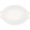 Clayre & Eef 6CEBO0200S Keramisch Schaaltje 9x6x3 cm 25 ml Wit Landelijke Stijl
